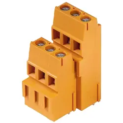 PCB terminal, 12 pole, pitch 5.08 mm, AWG 24-14, 15 A, screw connection, orange, 1769280000