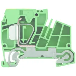 Protective conductor terminal, spring balancer connection, 1.5-16 mm², 1 pole, 8 kV, yellow/green, 1772960000