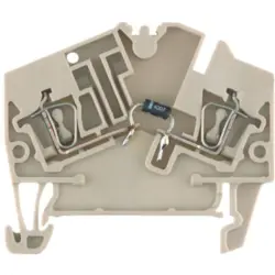 Component terminal block, spring balancer connection, 0.5-2.5 mm², 1 A, 6 kV, dark beige, 1779000000