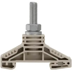 Bolt terminal, bolt connection, 50 mm², 1 pole, 150 A, 8 kV, dark beige, 1780860000