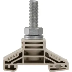 Bolt terminal, bolt connection, 120 mm², 1 pole, 269 A, 8 kV, dark beige, 1780870000