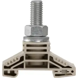 Bolt terminal, bolt connection, 120 mm², 1 pole, 269 A, 8 kV, dark beige, 1780880000