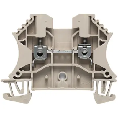 Through terminal block, screw connection, 0.5-1.5 mm², 2 pole, 24 A, dark beige, 1781720000 - 1
