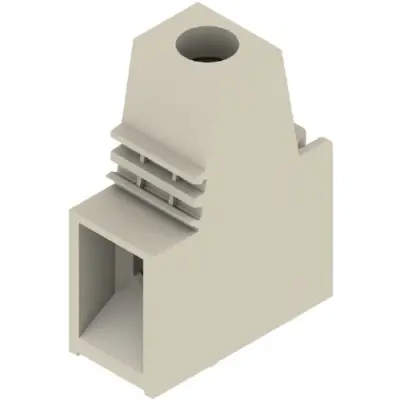 PCB terminal, 1 pole, pitch 15 mm, AWG 16-4, 85 A, screw connection, pebble gray, 1783660000 - 1