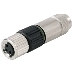 Jack, M8, 3 pole, IDC connection, straight, 1784030001