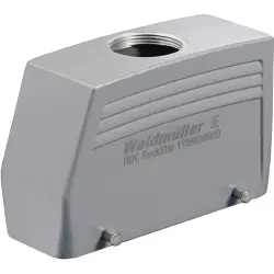 Grommet housing, size D64, die-cast aluminum, M32, straight, cross bow locking, IP65, 1786830000