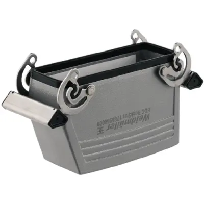 Grommet housing, size D64, die-cast aluminum, M32, straight, cross bow locking, IP65, 1786960000 - 1