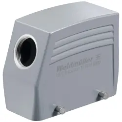 Grommet housing, size D40, die-cast aluminum, M32, angled, cross bow locking, IP65, 1787000000