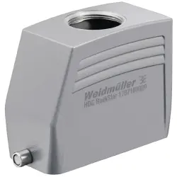 Grommet housing, size D40, die-cast aluminum, M32, straight, longitudinal bow locking, IP65, 1787100000