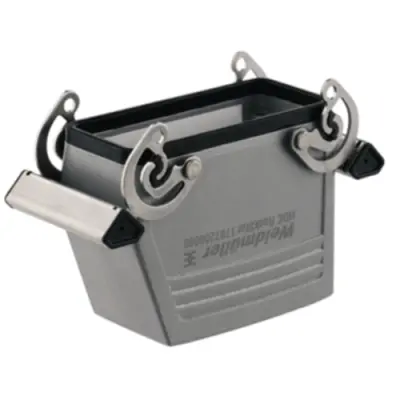 Grommet housing, size D40, die-cast aluminum, M25, straight, cross bow locking, IP65, 1787200000 - 1