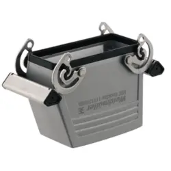 Grommet housing, size D40, die-cast aluminum, M25, straight, cross bow locking, IP65, 1787200000
