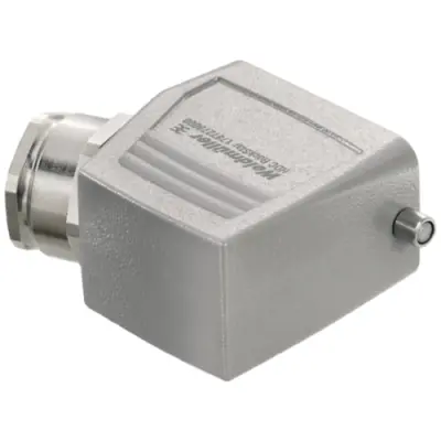Grommet housing, size D24, die-cast aluminum, M32, angled, longitudinal bow locking, IP65, 1787270000 - 1