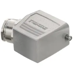 Grommet housing, size D24, die-cast aluminum, M32, angled, longitudinal bow locking, IP65, 1787270000