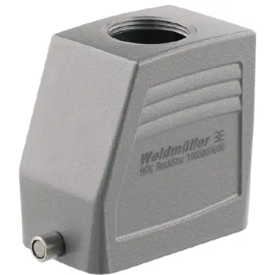 Grommet housing, size D24, die-cast aluminum, M25, straight, longitudinal bow locking, IP65, 1787340000 - 1