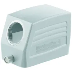 Grommet housing, size B10, die-cast aluminum, M25, angled, longitudinal bow locking, IP65, 1787580000