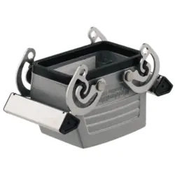 Grommet housing, size B10, die-cast aluminum, M20, straight, cross bow locking, IP65, 1787720000