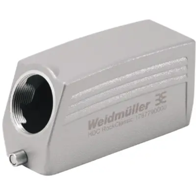 Grommet housing, size B24, die-cast aluminum, M32, angled, longitudinal bow locking, IP65, 1787790000 - 1
