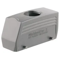 Grommet housing, size B24, die-cast aluminum, M32, straight, cross bow locking, IP65, 1787810000