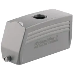 Grommet housing, size B24, die-cast aluminum, M32, straight, longitudinal bow locking, IP65, 1787850000