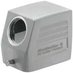 Grommet housing, size B6, die-cast aluminum, M20, angled, longitudinal bow locking, IP65, 1788100000