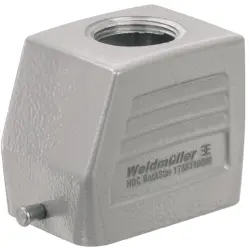 Grommet housing, size B6, die-cast aluminum, M25, straight, longitudinal bow locking, IP65, 1788110000