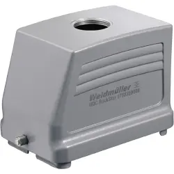 Grommet housing, size B48, die-cast aluminum, M50, straight, longitudinal bow locking, IP65, 1788330000