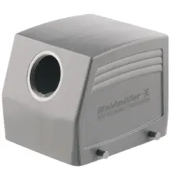 Grommet housing, size B32, die-cast aluminum, M32, angled, cross bow locking, IP65, 1788400000