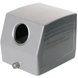 Grommet housing, size B32, die-cast aluminum, M32, angled, longitudinal bow locking, IP65, 1788420000