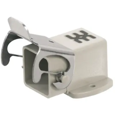 Surface mount housing, size A7, plastic, M20, angled, cross bow locking, IP65, 1788530000 - 1