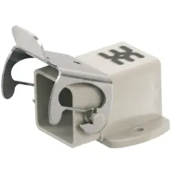 Surface mount housing, size A7, plastic, M20, angled, cross bow locking, IP65, 1788530000