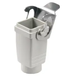 Grommet housing, size A7, plastic, M20, straight, cross bow locking, IP65, 1788540000