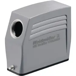 Grommet housing, size A25, die-cast aluminum, M20, angled, longitudinal bow locking, IP65, 1788680000