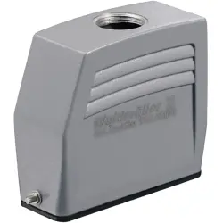 Grommet housing, size A25, die-cast aluminum, M20, straight, longitudinal bow locking, IP65, 1788710000