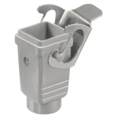 Grommet housing, size A40, die-cast aluminum, M20, straight, cross bow locking, IP65, 1788840000 - 1