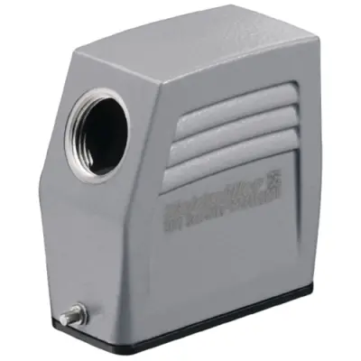Grommet housing, size A15, die-cast aluminum, M25, angled, longitudinal bow locking, IP65, 1788850000 - 1