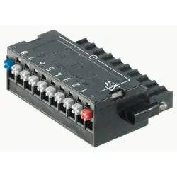 Socket header, 10 pole, pitch 3.5 mm, straight, black, 1789080000