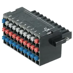 Socket header, 30 pole, pitch 3.5 mm, straight, black, 1789110000