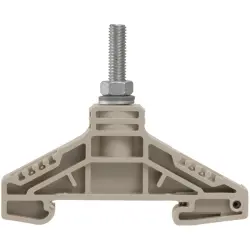 Bolt terminal, bolt connection, 16 mm², 1 pole, 76 A, 8 kV, dark beige, 1790130000