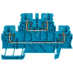 Multi level terminal block, spring balancer connection, 0.5-1.5 mm², 17.5 A, 6 kV, blue, 1791110000