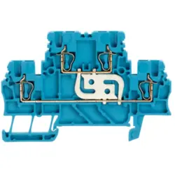 Multi level terminal block, spring balancer connection, 0.5-1.5 mm², 17.5 A, 6 kV, blue, 1791140000