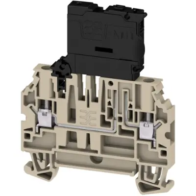 Fuse terminal block, 2 pole, 0.25-6.0 mm², 70 V, 6.3 A, 2893010000 - 1