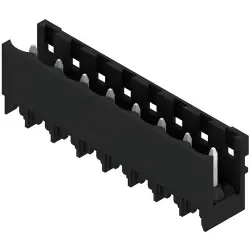 Pin header, 8 pole, pitch 5 mm, straight, black, 1797860000