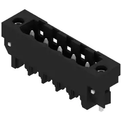 Pin header, 5 pole, pitch 5 mm, straight, black, 1797960000