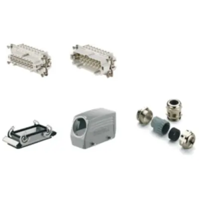 Connector kit, size 6, 16 pole + PE , IP65, 1802400000 - 1