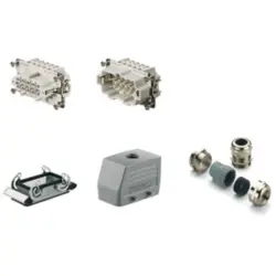 Connector kit, size 4, 10 pole + PE , IP65, 1802410000