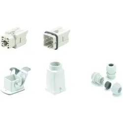 Connector kit, size 1, 4 pole + PE , IP65, 1802430000