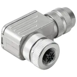 Jack, M12, 4 pole, screw connection, angled, 1803910000