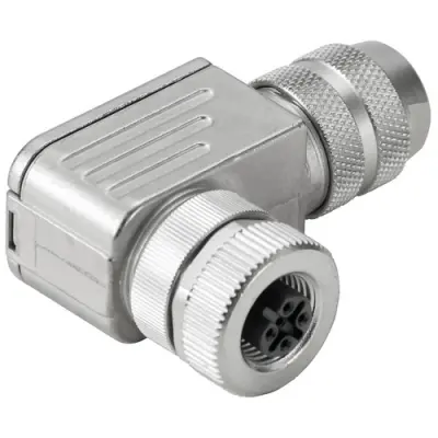 Jack, M12, 5 pole, screw connection, angled, 1803920000 - 1