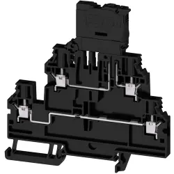 Fuse terminal block, 4 pole, 0.25-6.0 mm², 70 V, 6.3 A, 2894020000