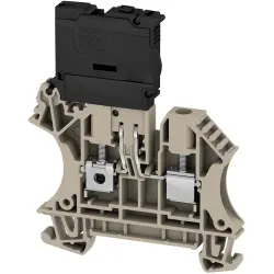 Fuse terminal block, 2 pole, 0.22-4.0 mm², 250 V, 6.3 A, 2561950000